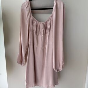 Sunday Best Soft Pink Long Sleeve Dress